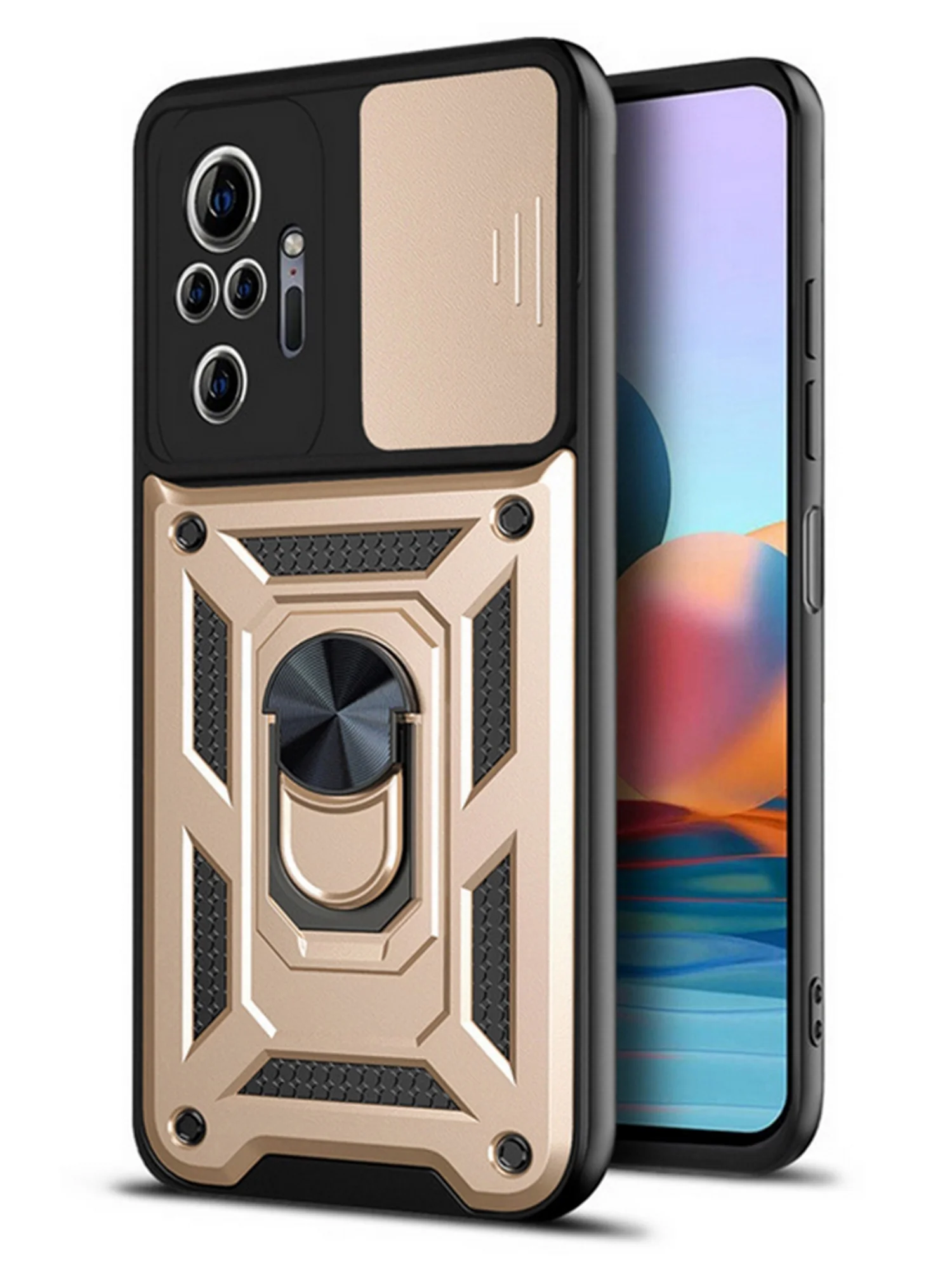 Чехол противоударный armors для Xiaomi Redmi Note 10 Pro 4G с защитой камеры