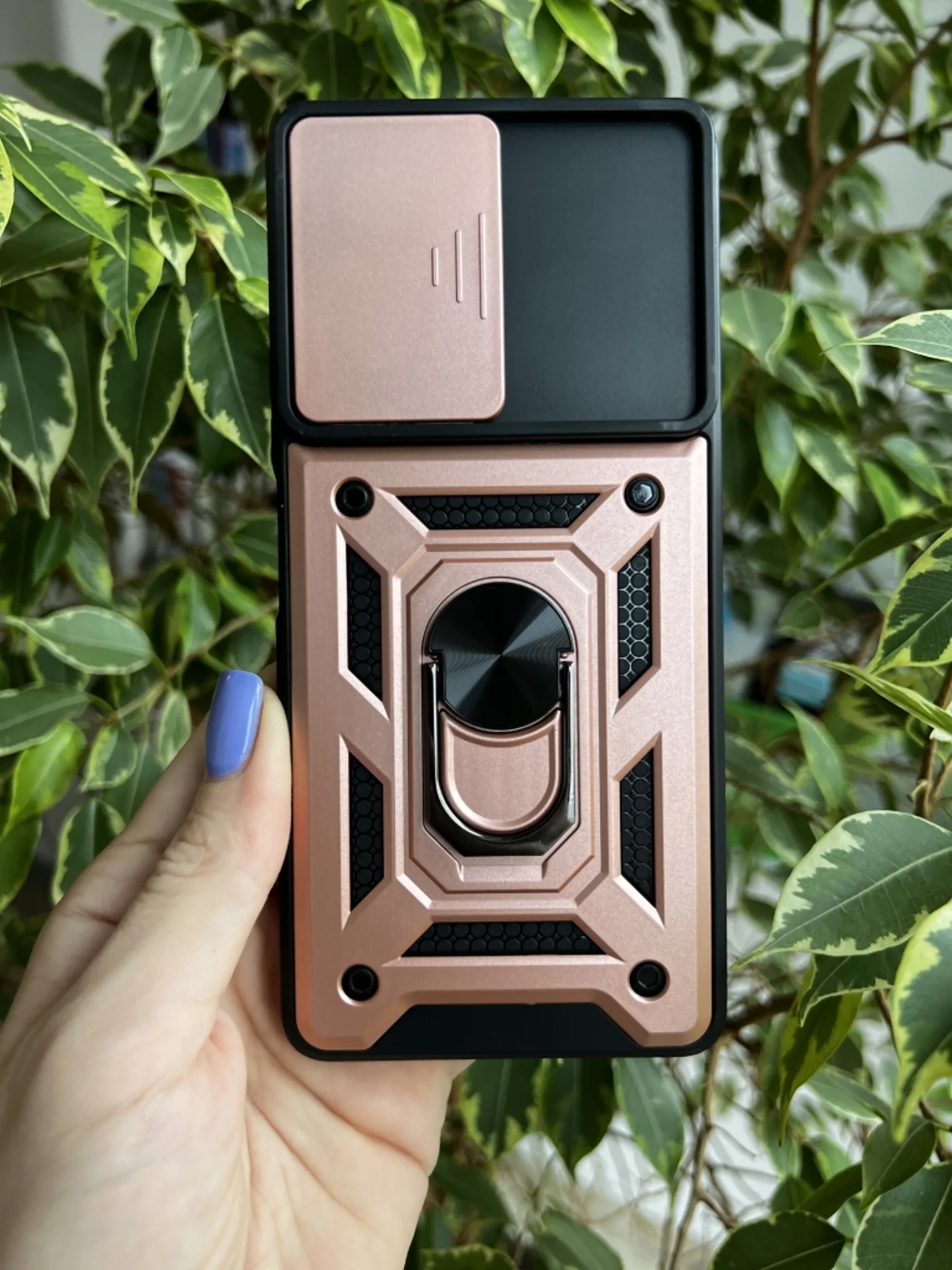 Розовый чехол противоударный armors для Xiaomi Redmi Note 10 Pro 4G с защитой камеры