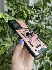 Розовый чехол противоударный armors для Xiaomi Redmi Note 10 Pro 4G с защитой камеры
