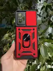 Красный чехол противоударный armors для Xiaomi Redmi Note 10 Pro 4G с защитой камеры