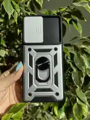 Серебряный чехол противоударный armors для Xiaomi Redmi Note 10 Pro 4G с защитой камеры