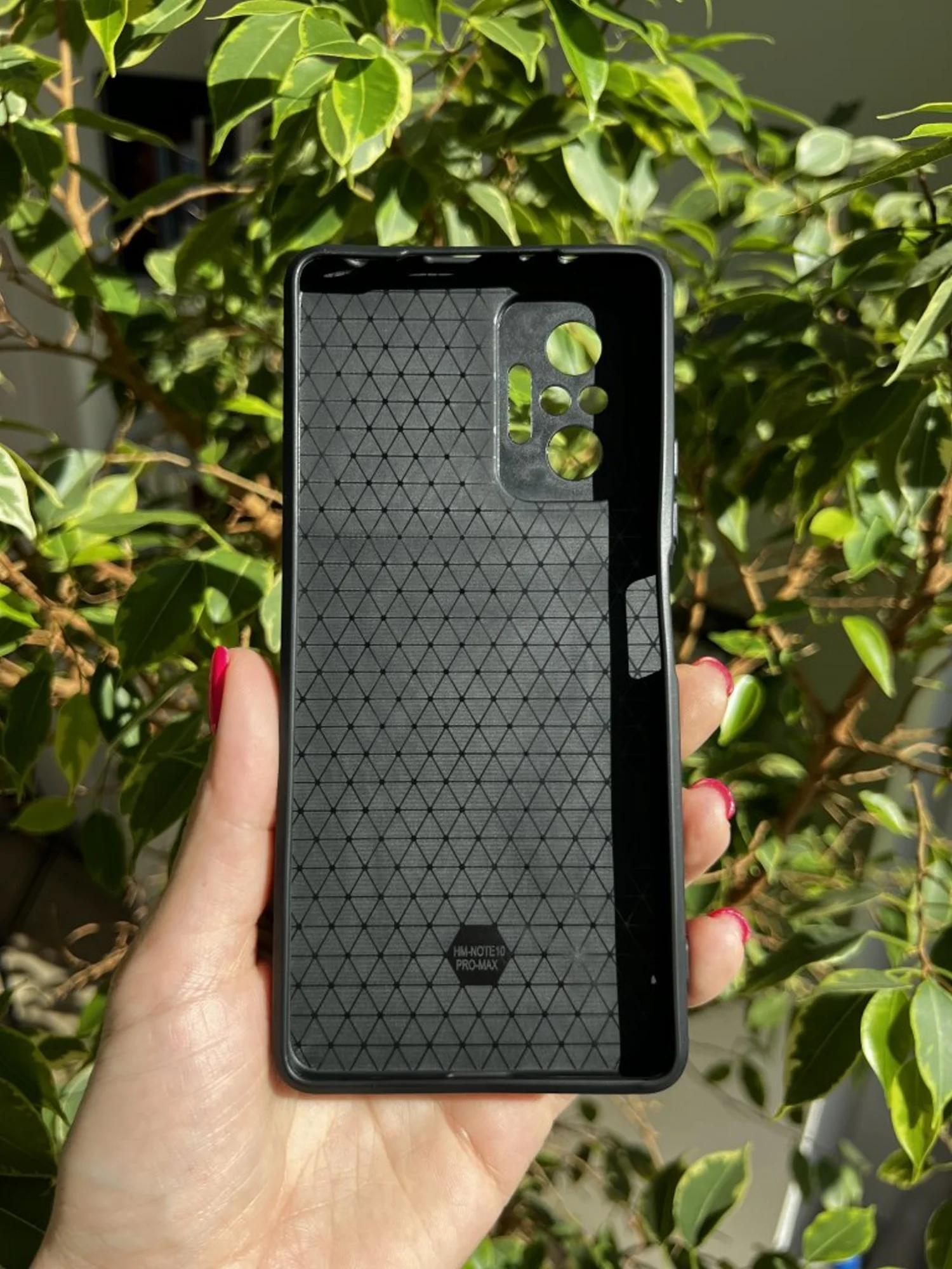 Темно-синий чехол противоударный armors для Xiaomi Redmi Note 10 Pro 4G с защитой камеры