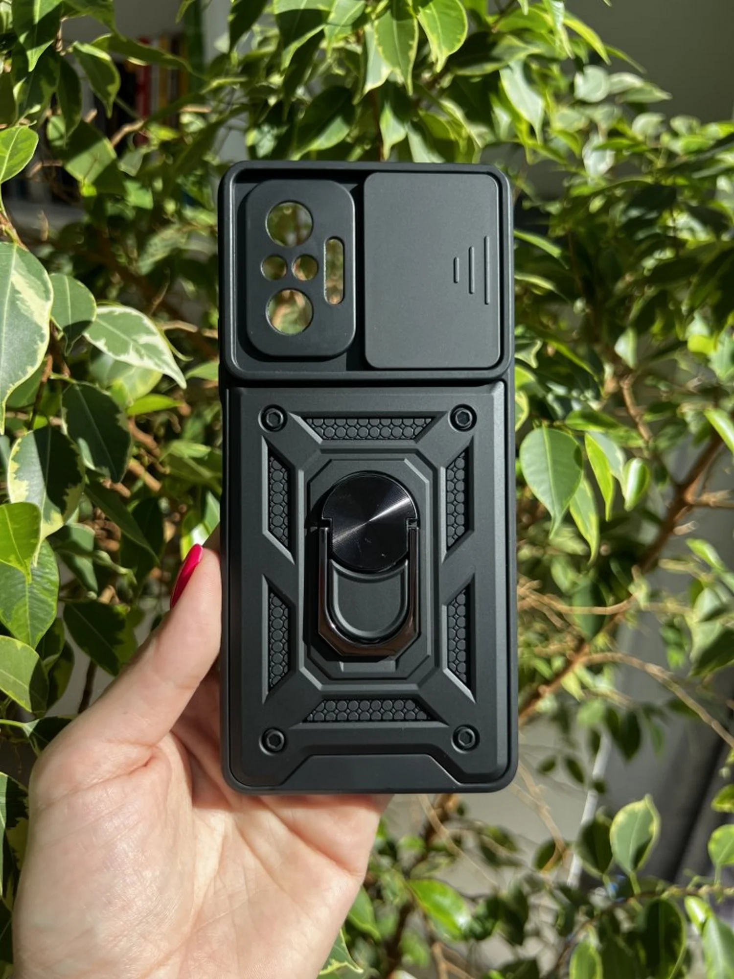 Черный чехол противоударный armors для Xiaomi Redmi Note 10 Pro 4G с защитой камеры