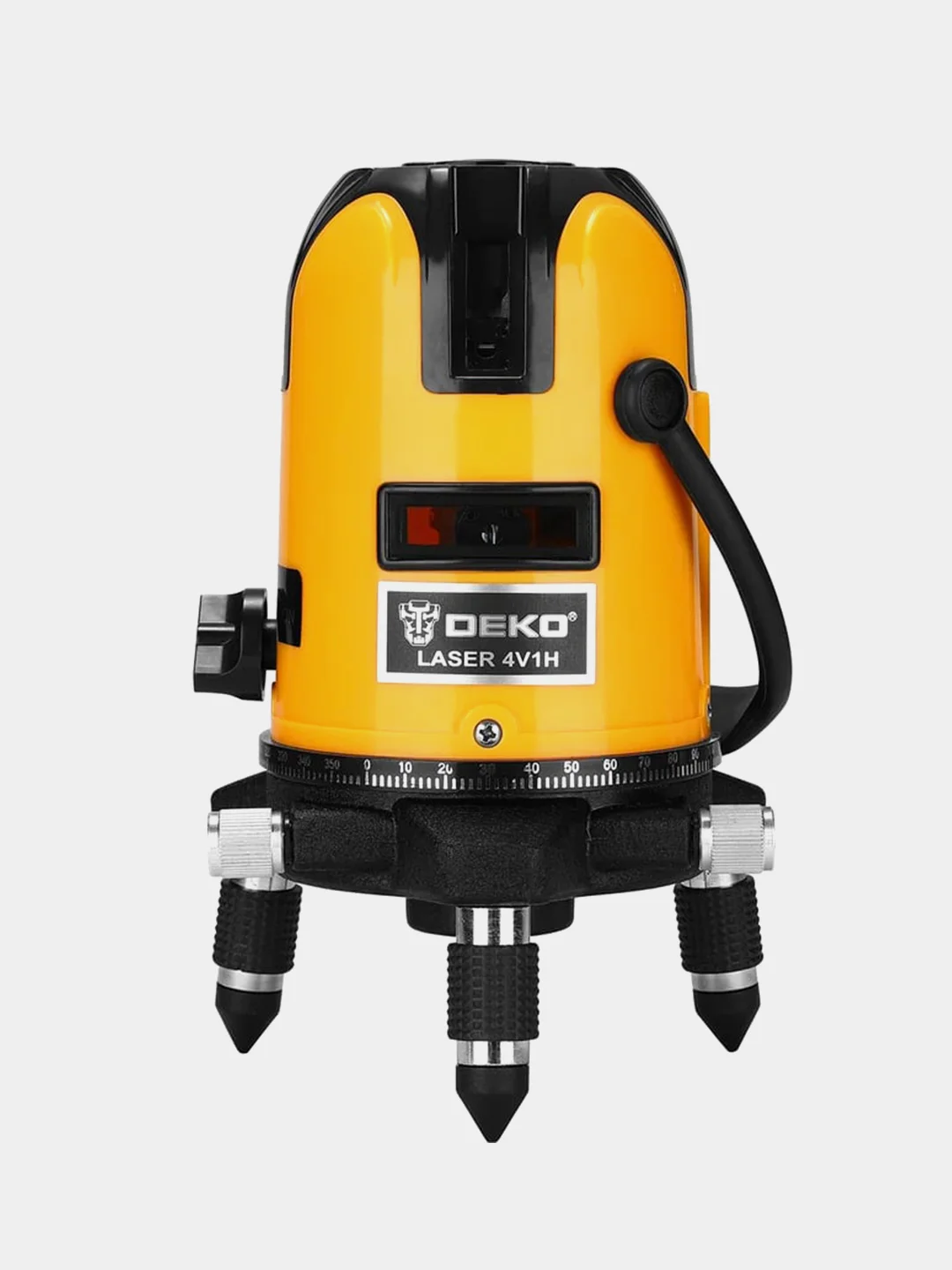 Уровень лазерный самовыравнивающийся в кейсе DEKO LL57 PRO SET 2 PREMIUM со штативом 1 м (5 линий, красный луч)