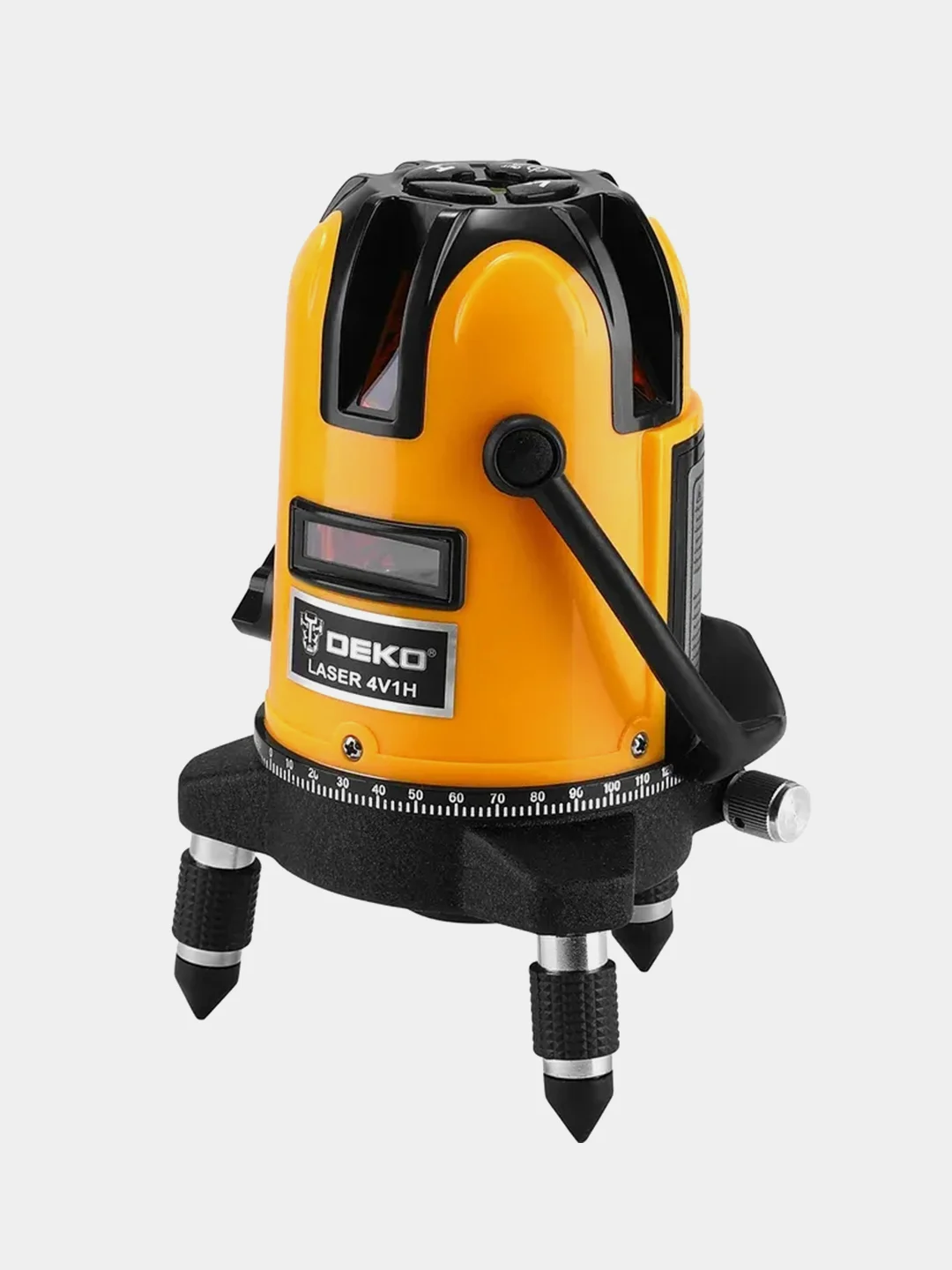 Уровень лазерный самовыравнивающийся в кейсе DEKO LL57 PRO SET 2 PREMIUM со штативом 1 м (5 линий, красный луч)