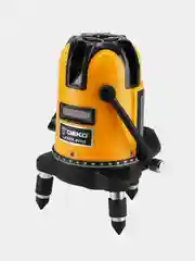 Уровень лазерный самовыравнивающийся в кейсе DEKO LL57 PRO SET 2 PREMIUM со штативом 1 м (5 линий, красный луч)