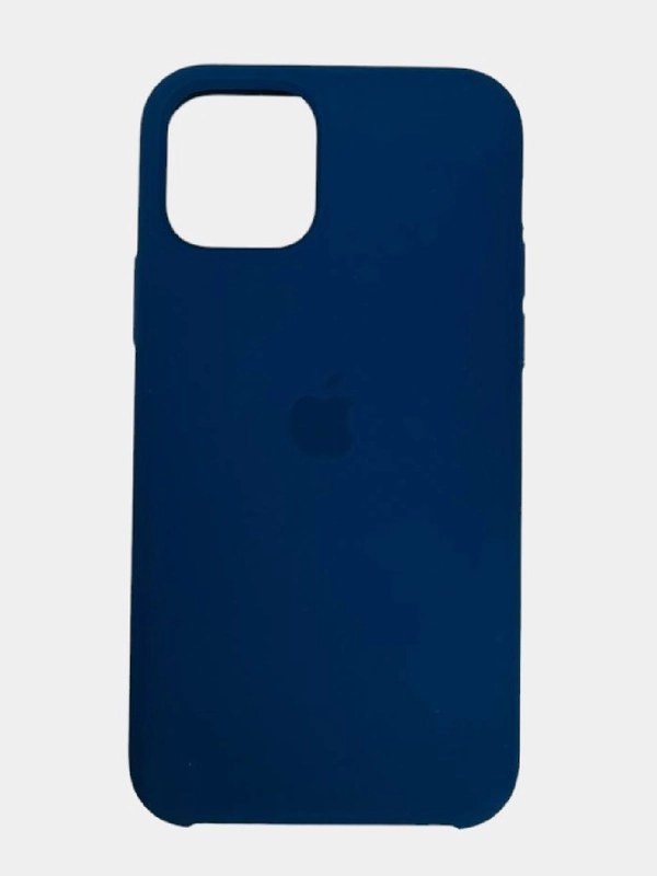 Чехол SILICONE COVER для iPhone 11 Prо,  тёмно - синие яблоко