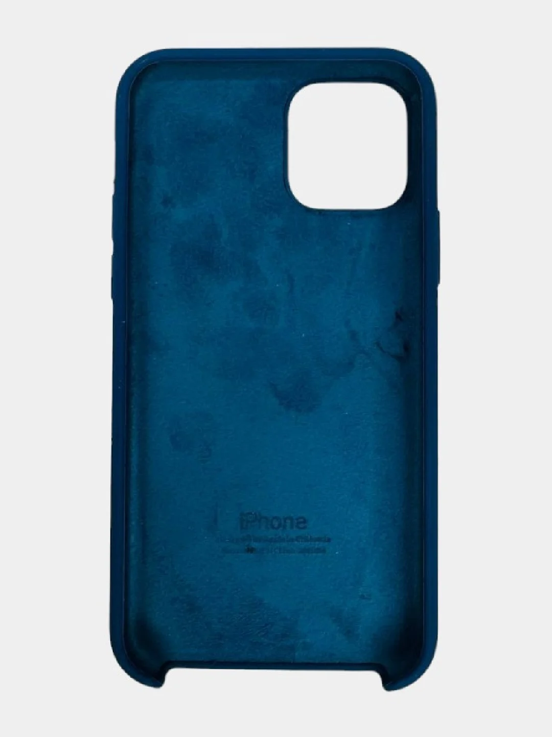 Чехол SILICONE COVER для iPhone 11 Prо,  тёмно - синие яблоко