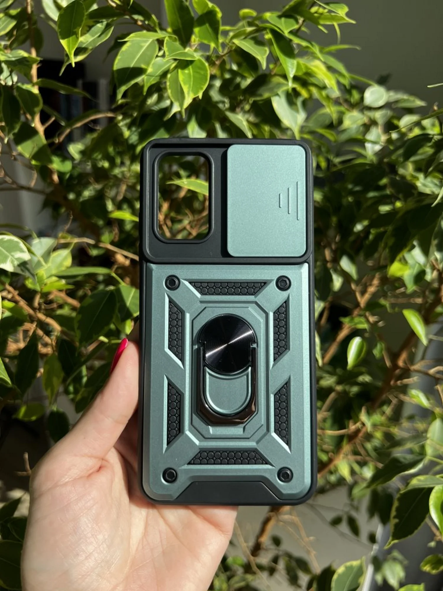 Зеленый чехол противоударный armors для Xiaomi Redmi 9T / Редми 9Т с защитой камеры