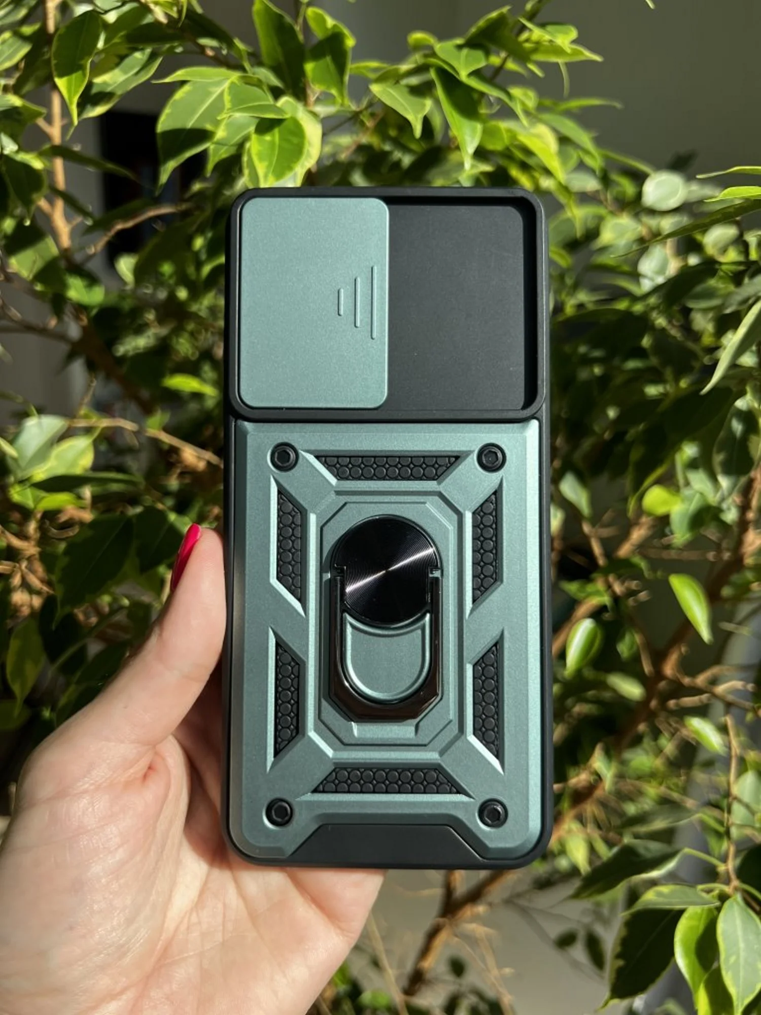 Зеленый чехол противоударный armors для Xiaomi Redmi 9T / Редми 9Т с защитой камеры