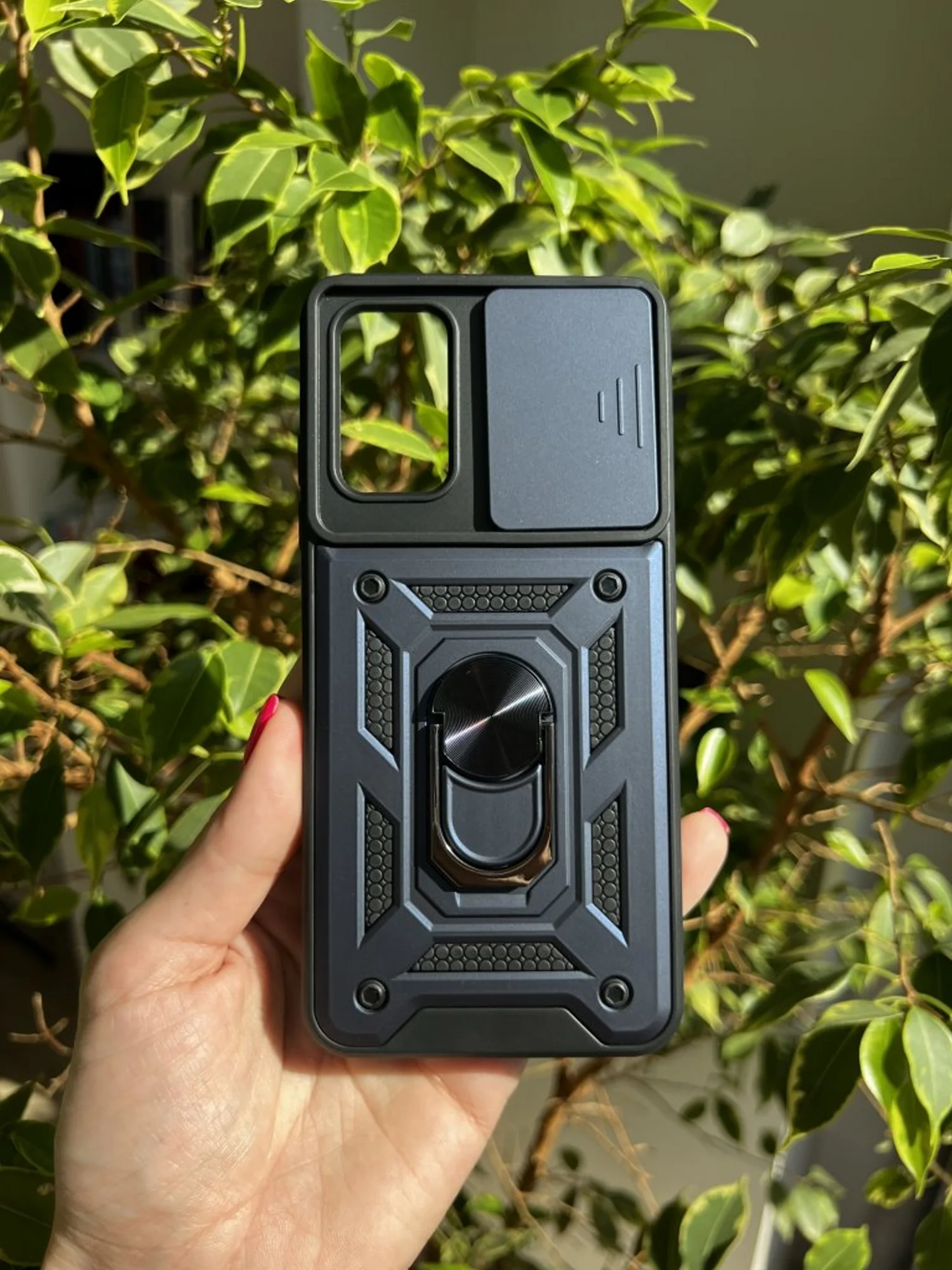 Темно-синий чехол противоударный armors для Xiaomi Redmi 9T / Редми 9Т с защитой камеры