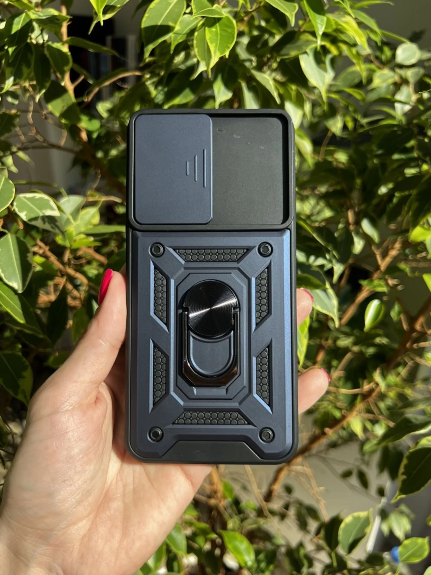 Темно-синий чехол противоударный armors для Xiaomi Redmi 9T / Редми 9Т с защитой камеры