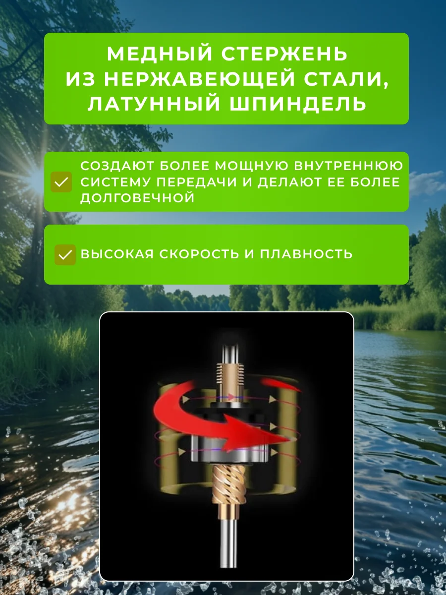 Катушка УЛОВ МА для спиннинга рыболовная, безынерционная, фидерная, карповая