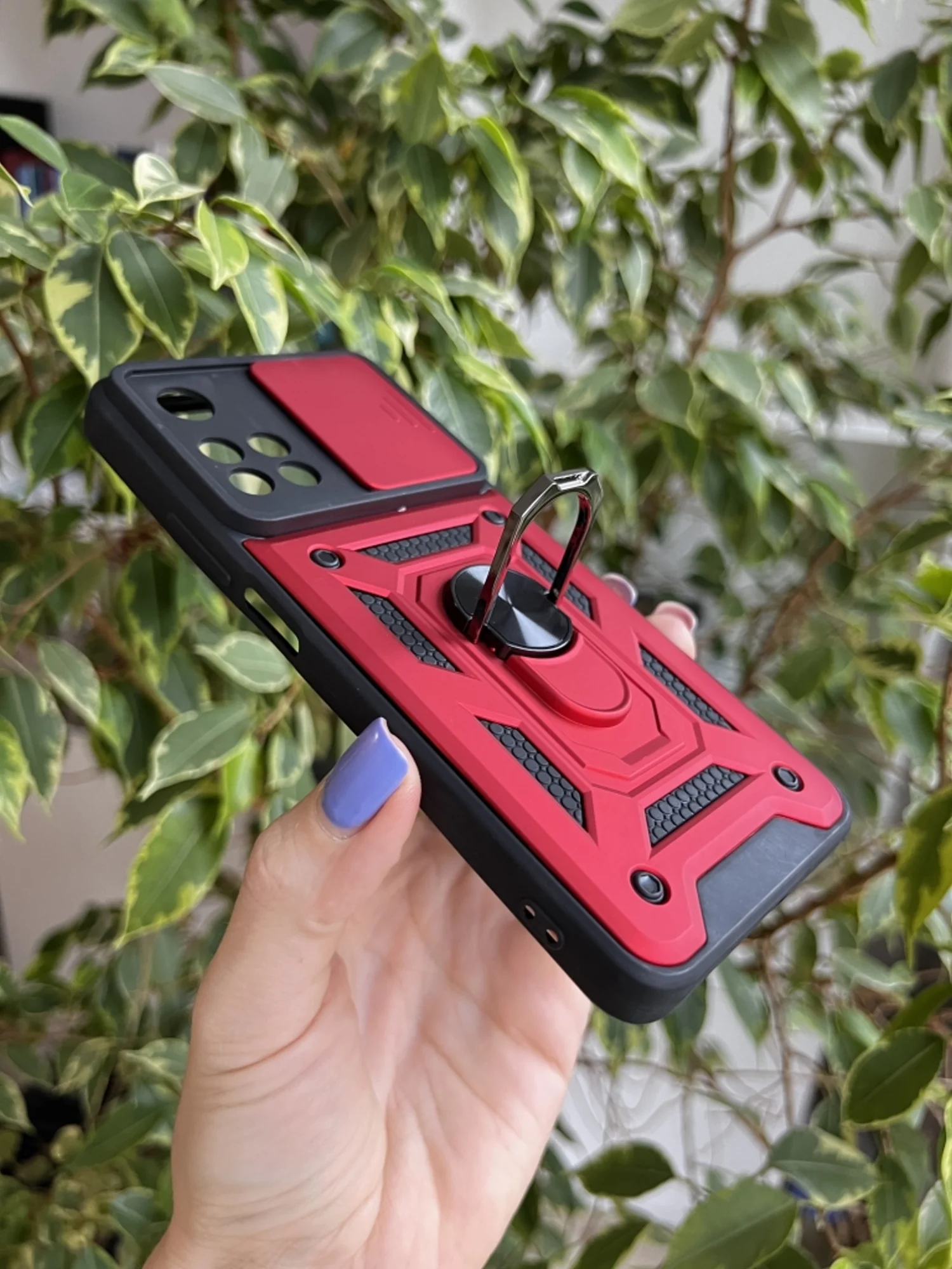 Красный чехол противоударный armors для Xiaomi Redmi Note 11 Pro+ 5G MediaTek Dimensity 920