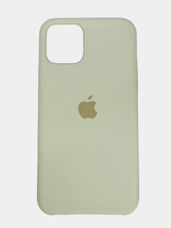 Чехол SILICONE COVER для iPhone 11 Pro, тёмно-бежевое яблоко