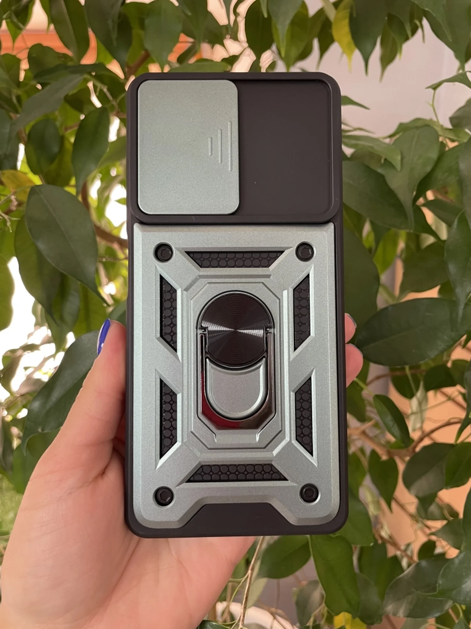 Зеленый чехол противоударный armors для Xiaomi Redmi Note 12 Pro+ / Редми Нот 12 Про Плюс
