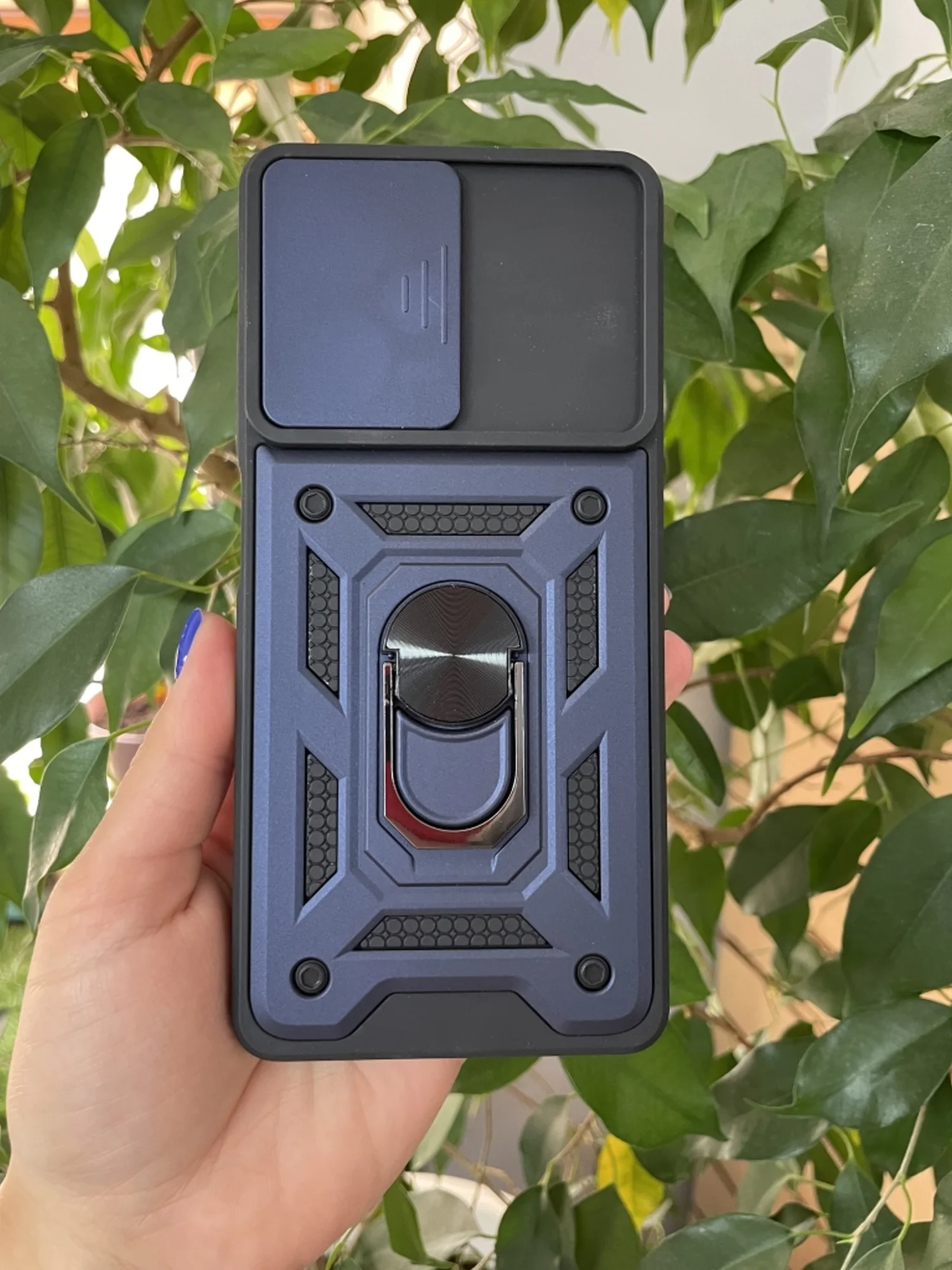 Темно-синий чехол противоударный armors для Xiaomi Redmi Note 12 Pro+ / Редми Нот 12 Про Плюс