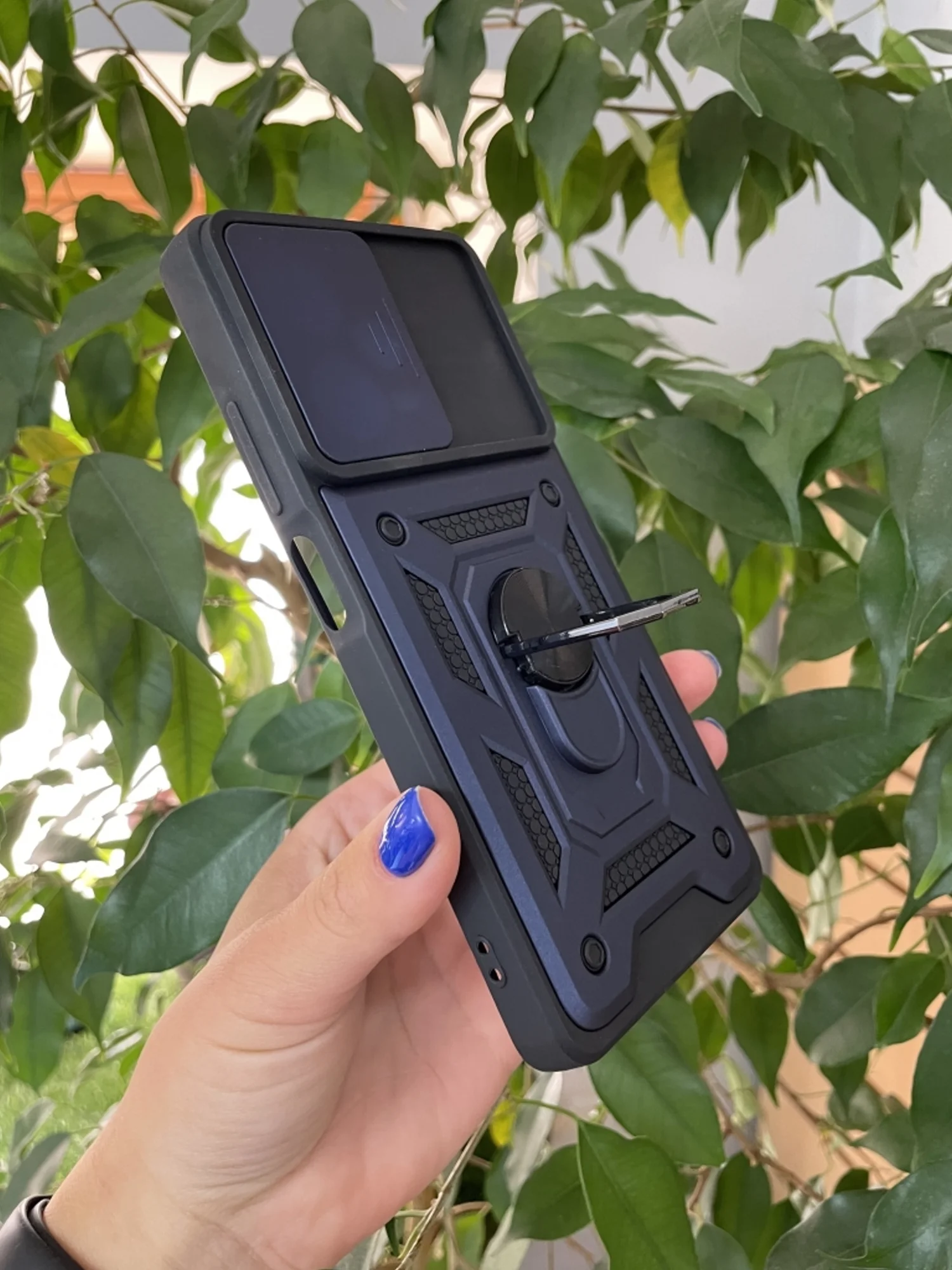 Темно-синий чехол противоударный armors для Xiaomi Redmi Note 12 Pro+ / Редми Нот 12 Про Плюс