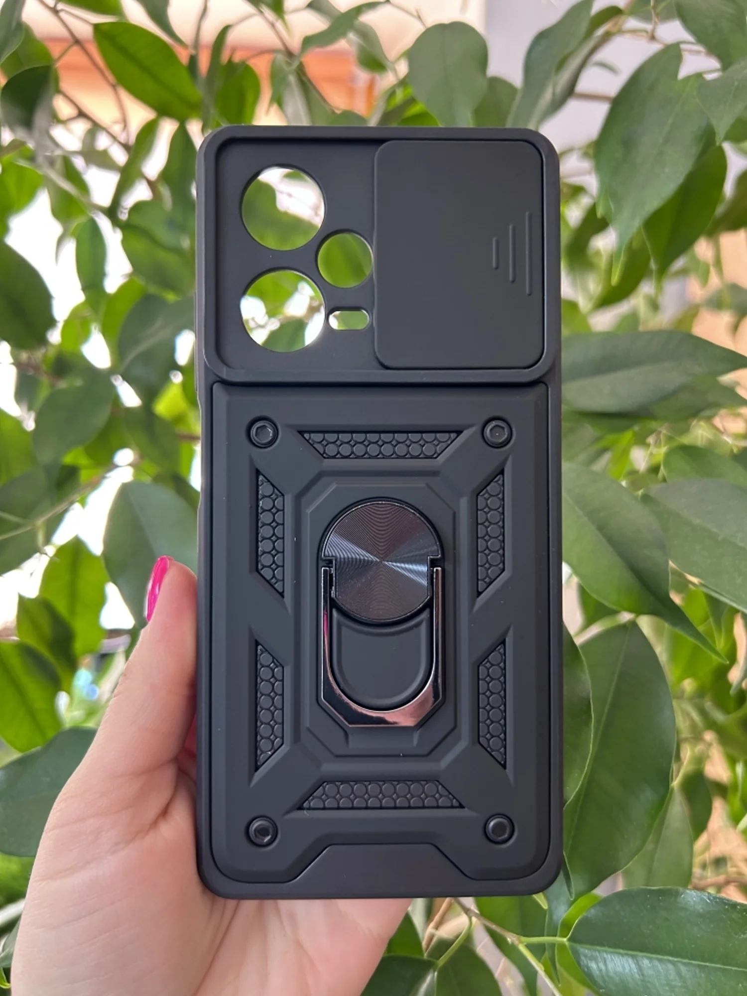 Черный чехол противоударный armors для Xiaomi Redmi Note 12 Pro+ / Редми Нот 12 Про Плюс