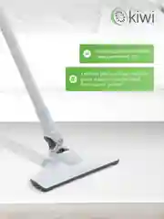 Вертикальный ручной проводной пылесос KIWI KVC-4108 серый, HEPA фильтр, 15000 ПА 400Вт