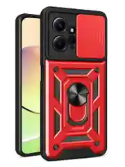 Красный чехол противоударный armors для Xiaomi Redmi Note 12 4G / Редми Нот 12 4G с защитой камеры