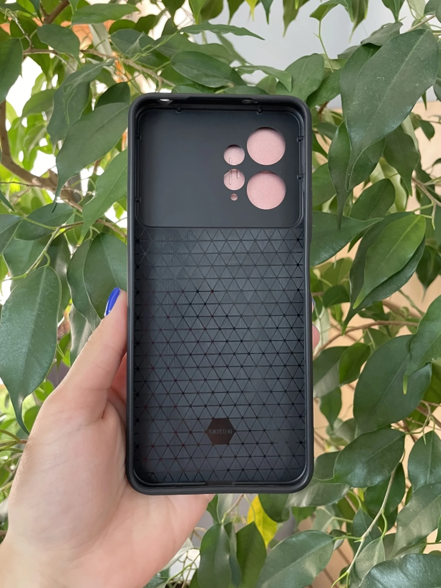 Красный чехол противоударный armors для Xiaomi Redmi Note 12 4G / Редми Нот 12 4G с защитой камеры
