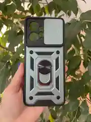 Зеленый чехол противоударный armors для Xiaomi Redmi Note 12 4G / Редми Нот 12 4G с защитой камеры