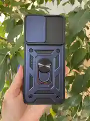 Темно-синий чехол противоударный armors для Xiaomi Redmi Note 12 4G / Редми Нот 12 4G с защитой камеры