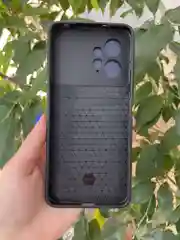 Темно-синий чехол противоударный armors для Xiaomi Redmi Note 12 4G / Редми Нот 12 4G с защитой камеры