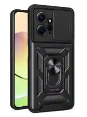 Черный чехол противоударный armors для Xiaomi Redmi Note 12 4G / Редми Нот 12 4G с защитой камеры