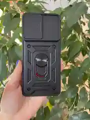 Черный чехол противоударный armors для Xiaomi Redmi Note 12 4G / Редми Нот 12 4G с защитой камеры