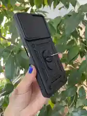Черный чехол противоударный armors для Xiaomi Redmi Note 12 4G / Редми Нот 12 4G с защитой камеры