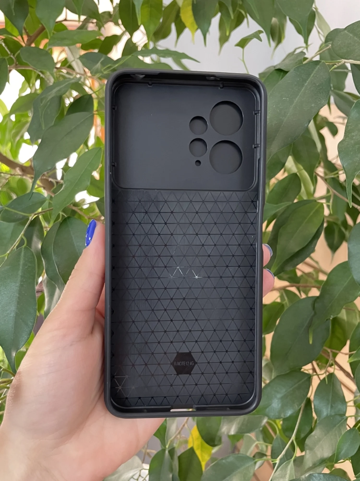 Черный чехол противоударный armors для Xiaomi Redmi Note 12 4G / Редми Нот 12 4G с защитой камеры