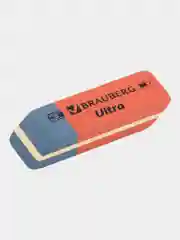 Ластик для карандаша Brauberg "Ultra Mix" набор 6 шт, размер 41х14х8мм, натуральный каучук
