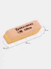 Ластик для карандаша Brauberg "Ultra Mix" набор 6 шт, размер 41х14х8мм, натуральный каучук