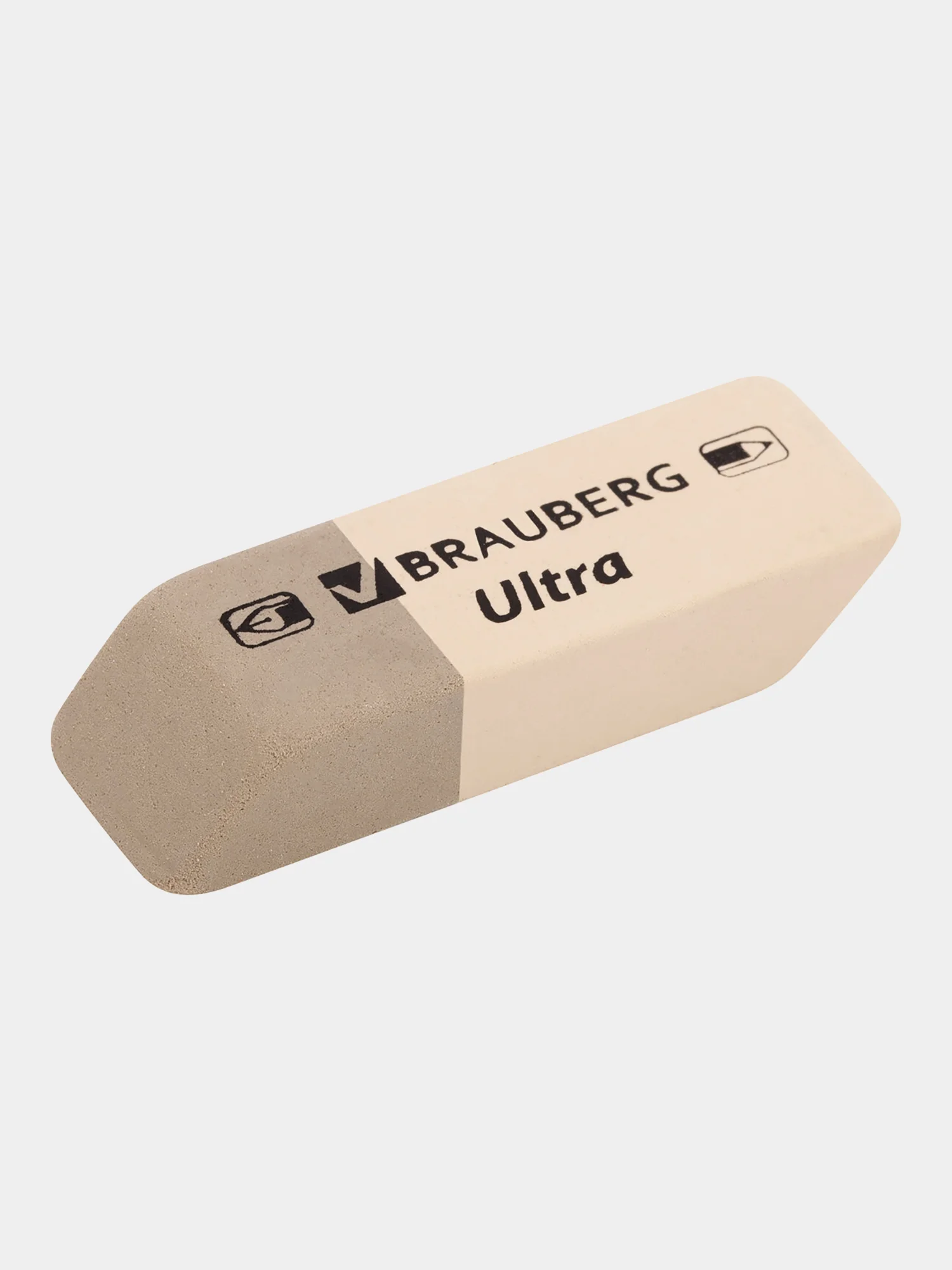 Ластик для карандаша Brauberg "Ultra Mix" набор 6 шт, размер 41х14х8мм, натуральный каучук