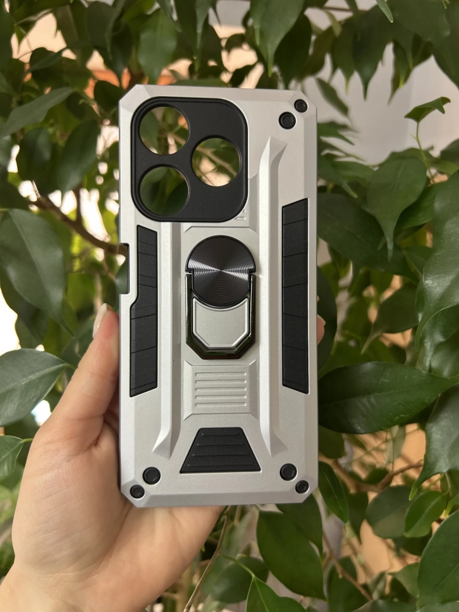 Черный чехол противоударный military для Tecno Spark 10 4G и Spark 10C
