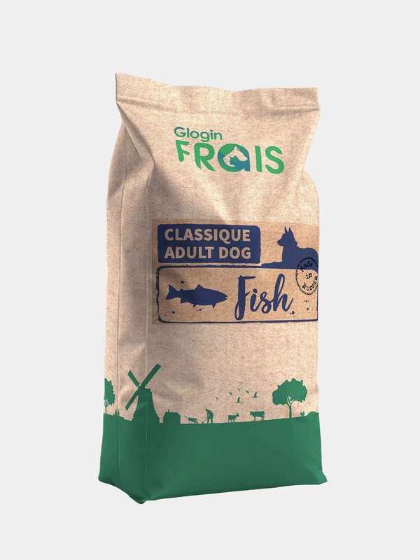 Сухой корм Frais Classique, для собак, с рыбой, 15 кг