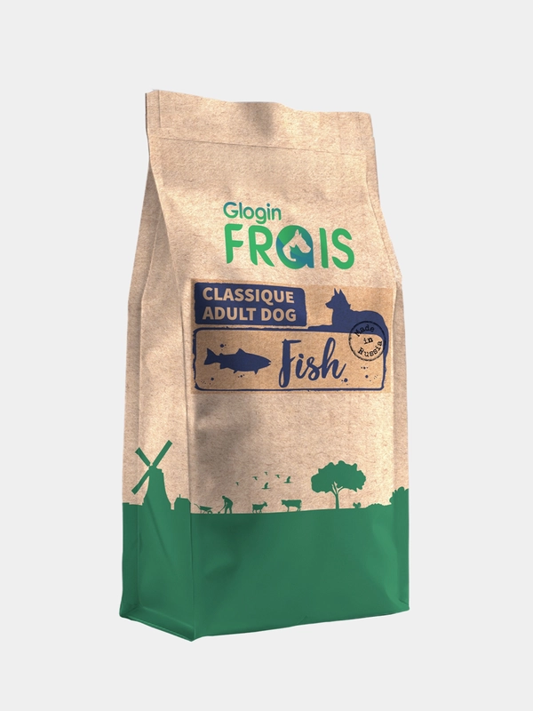 Сухой корм Frais Classique, для собак, с рыбой, 3 кг