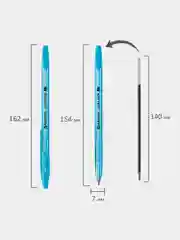 Ручки шариковые Brauberg Ultra Neon, 880399, 50 штук, Синие, чернила Германия