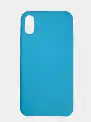 Чехол SILICONE COVER для iPhone XS, ярко-голубой