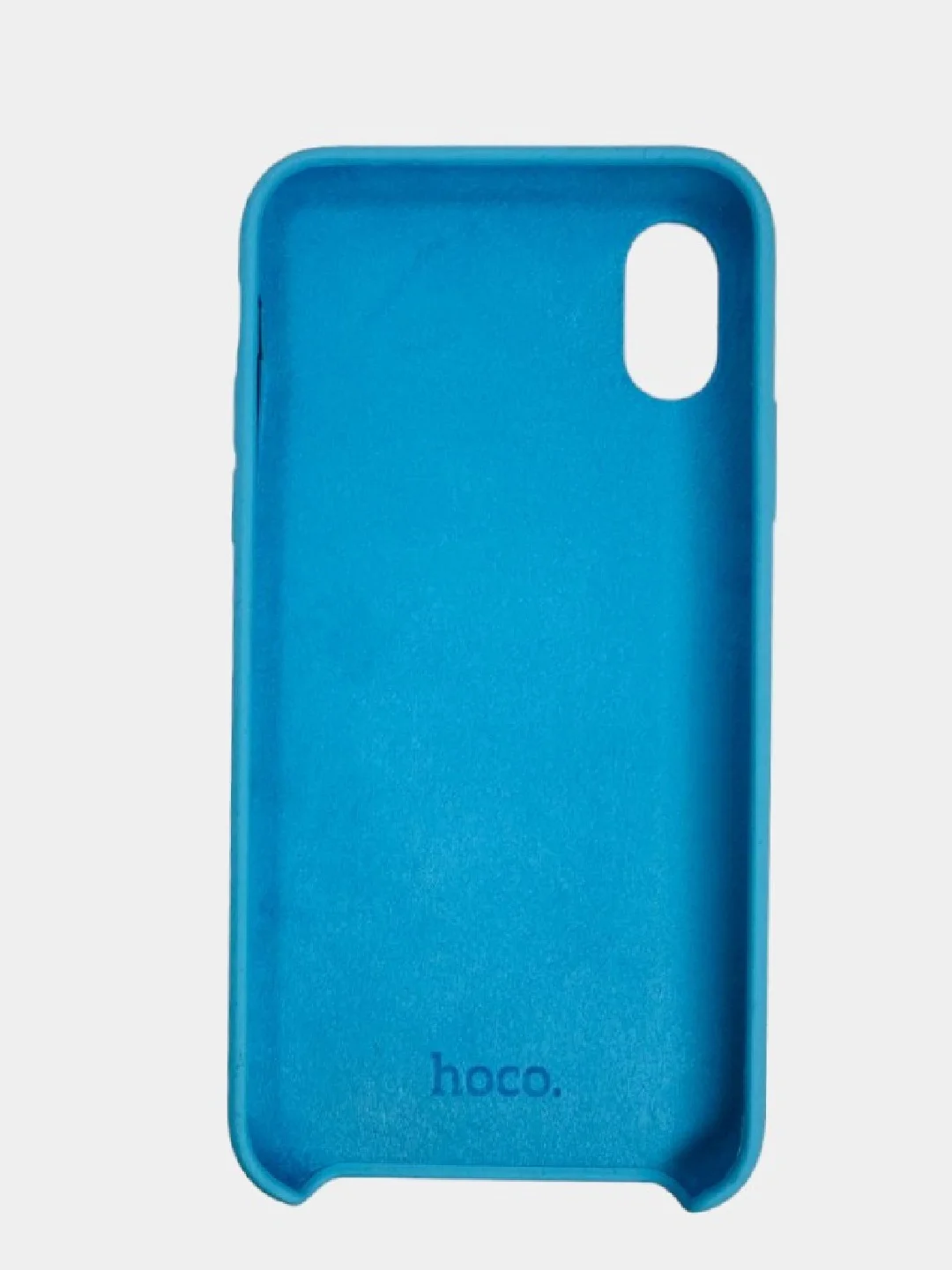 Чехол SILICONE COVER для iPhone XS, ярко-голубой