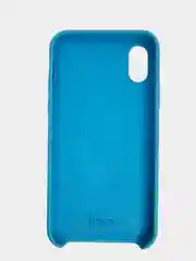 Чехол SILICONE COVER для iPhone XS, ярко-голубой