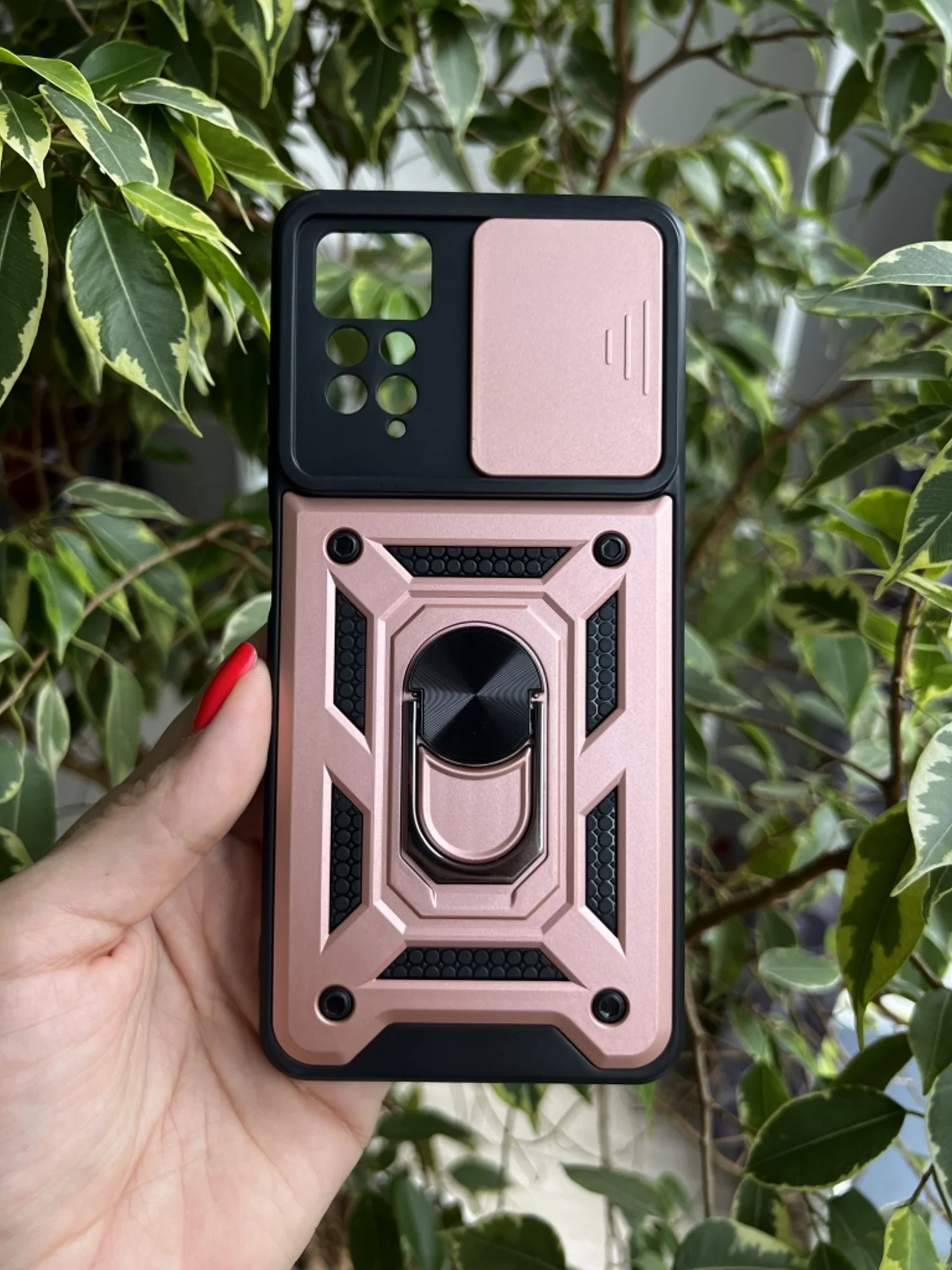Розовый чехол противоударный для Xiaomi Redmi Note 11 Pro/Note 11E Pro/Note 11 Pro+ 5G Snap 695