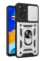 Серебряный чехол противоударный для Xiaomi Redmi Note 11 Pro/Note 11E Pro/Note 11 Pro+ 5G Snap 695