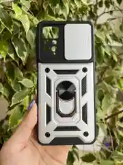 Серебряный чехол противоударный для Xiaomi Redmi Note 11 Pro/Note 11E Pro/Note 11 Pro+ 5G Snap 695