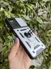 Серебряный чехол противоударный для Xiaomi Redmi Note 11 Pro/Note 11E Pro/Note 11 Pro+ 5G Snap 695