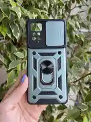Зеленый чехол противоударный для Xiaomi Redmi Note 11 Pro/Note 11E Pro/Note 11 Pro+ 5G Snap 695