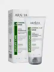 Маска минеральная ARAVIA Mineral Clay Mask для чувствительной кожи головы, 200 мл