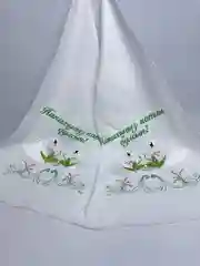 Рушник свадебный на никах с вышивкой лебеди